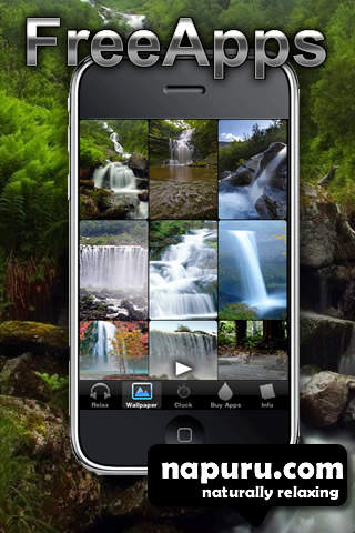 【免費生產應用App】Relax Waterfall-APP點子