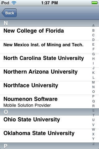 Mobile Campus Directory screenshot 3