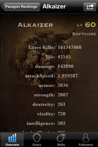 Rankings of Diablo3 screenshot 3