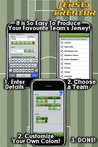Jersey Creator - English League screenshot 2