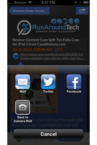 RunAroundTech.com  Rsscast screenshot 3