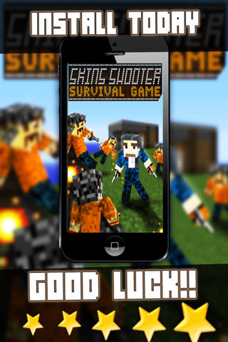Skins Shooter Survival Game - Craft Your Driving Racing With Pixel Cars screenshot 3