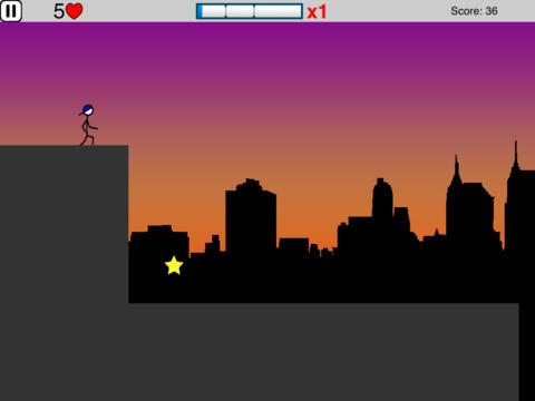 【免費遊戲App】Stickman Parkour Free-APP點子