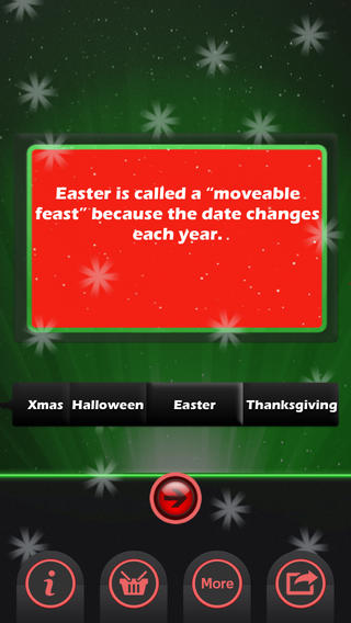 【免費書籍App】Original Christmas Facts - Bonus holiday facts FREE - Halloween, Easter, Santa and Thanksgiving-APP點子