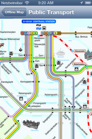 the Amsterdam Offline Map screenshot 2