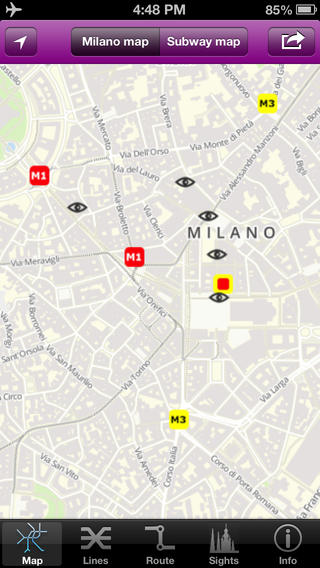 Milan Subway Guide with Offline map