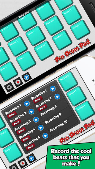 【免費音樂App】Pro Drum Pad - Awesome Beat Program Machine and Music Maker App-APP點子