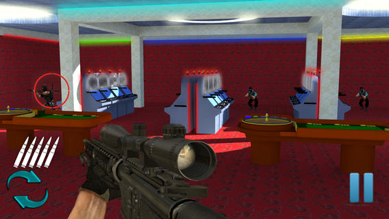 【免費遊戲App】Casino Gangster War - Sniper Vision HD Full Version-APP點子