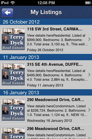 Terry Dyck Real Estate screenshot 2