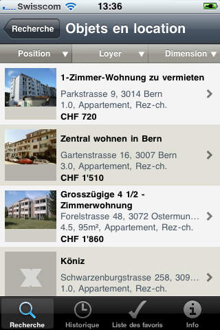 niederer.com - Immobilien und Verwaltungen screenshot 2