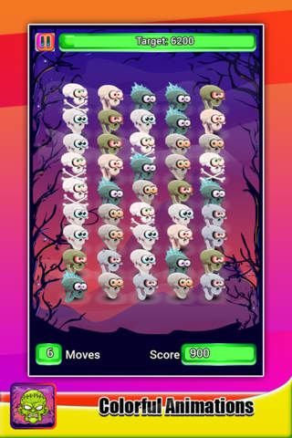 Zombie Match Crush PRO - Fun Puzzle Mania screenshot 4