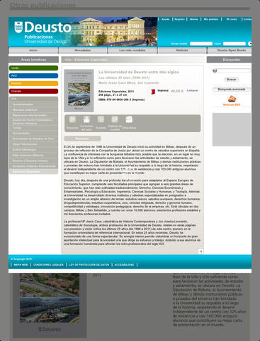 Deusto Catalogo de publicaciones 2011 screenshot 3