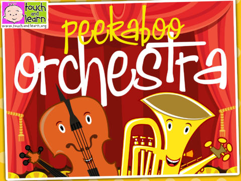 Peekaboo Orchestra HD Lite - preschool musical instruments sounds nursery rhymes