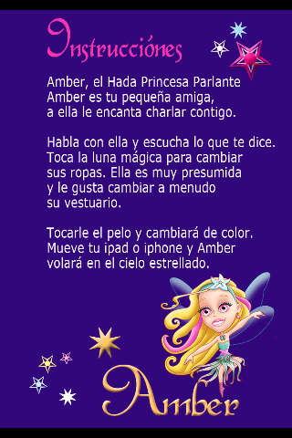 Amber, the talking Fairy Princess screenshot 2