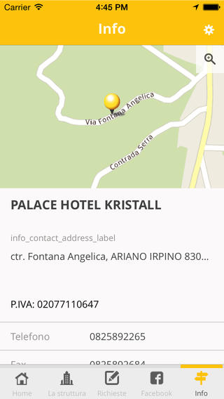 【免費旅遊App】Palace Hotel Kristall-APP點子