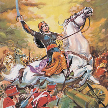 Rani Of Jansi (Lakshmibai-Queen Of Jansi)  -  Amar Chitra Katha Comics LOGO-APP點子