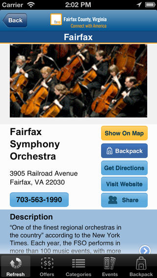 免費下載旅遊APP|Visit Fairfax:  Official Visitors Guide to Fairfax County and Northern Virginia app開箱文|APP開箱王