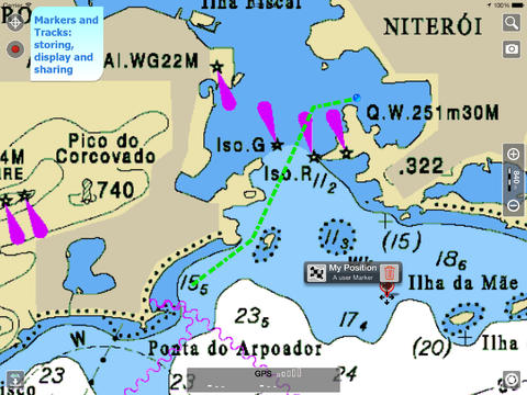 免費下載交通運輸APP|Aqua Map Brazil HD Pro - Marine GPS Offline Nautical Charts for Fishing, Boating and Sailing app開箱文|APP開箱王