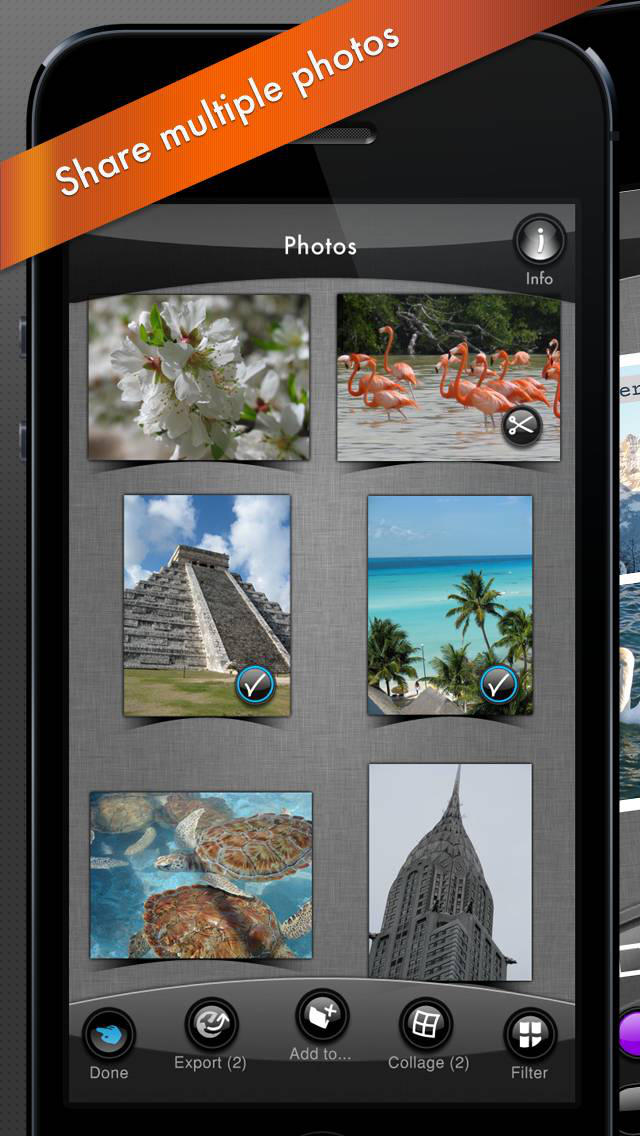 Photogene² for iPhone - Photo editor and collage maker Screenshot 1