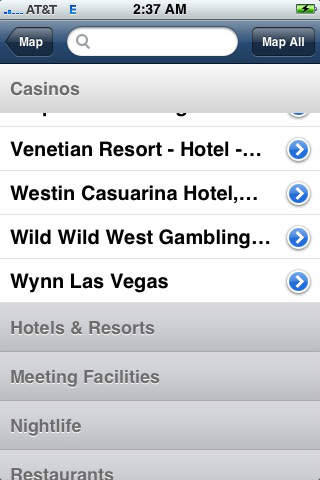 Las Vegas GPS Map and Guide screenshot 3