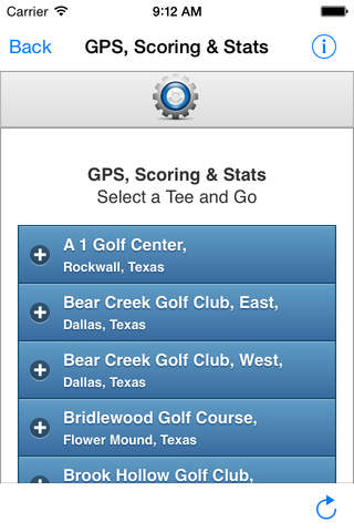 Dallas Golf screenshot 2