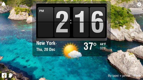 【免費商業App】Flip Clock Free - Weather Alarm Clock and Nightstand for iPhone-APP點子