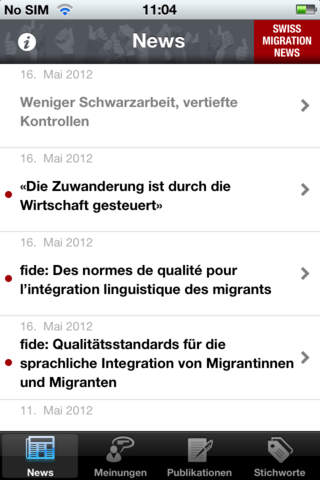 Swiss Migration News