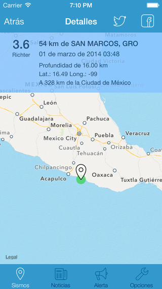Captura de pantalla del iPhone 2
