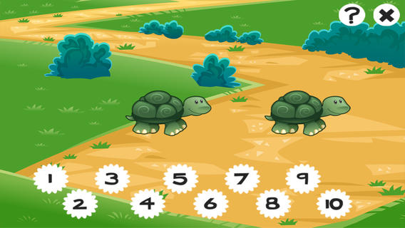 【免費遊戲App】Forest counting game for children: Learn to count the numbers 1-10 with the animals of the woods-APP點子