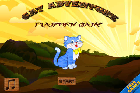 A Cat Adventure Platform Game Free screenshot 2