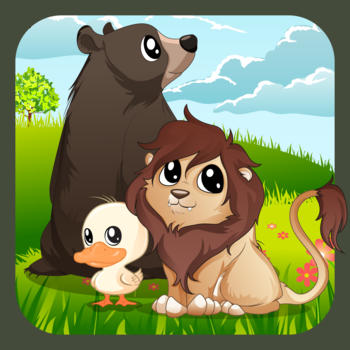 Noisy Animals Free - Children made sounds LOGO-APP點子