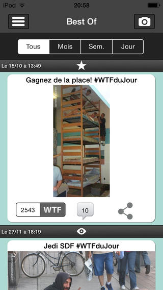 【免費娛樂App】WTF du Jour - Une journée sans rire est une journée perdue-APP點子