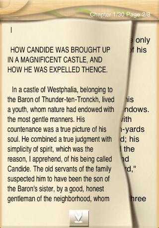 Candide, by Voltaire screenshot 2