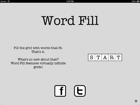 【免費遊戲App】Word Fill - Infinite fill in puzzles-APP點子