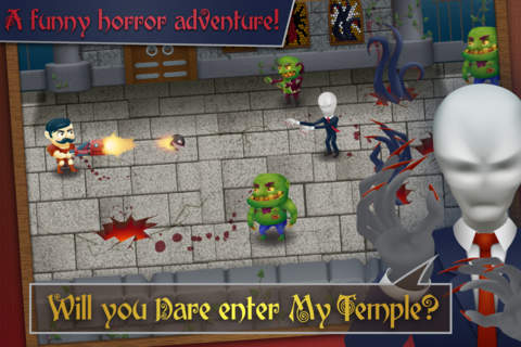 Call of Slender Man: Mini Temple Zombies Apocalypse Free screenshot 2