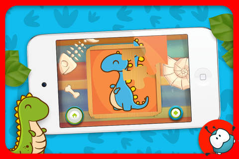 Dino Puzzle - Dinosaur Jigsaw for Kids by Play Toddlers (Full Version for iPhone) screenshot 2