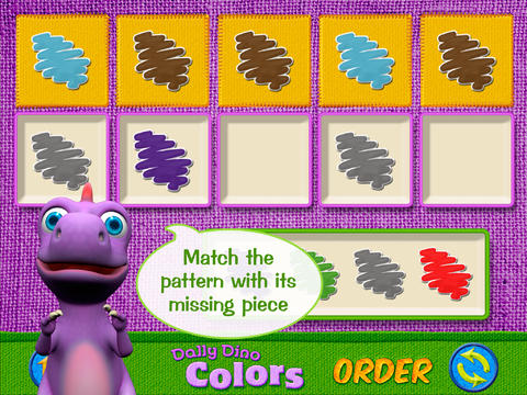 Colors with Dally Dino HD - Preschool Kids Learn Colors with A Fun Dinosaur Friend screenshot 2