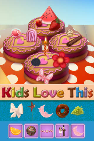 Decorate and Create Crazy Cookies - Dressing Up Game For Kids - ADVERT Free Edition screenshot 2