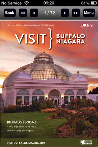 Buffalo Niagara Visitor Guide screenshot 2