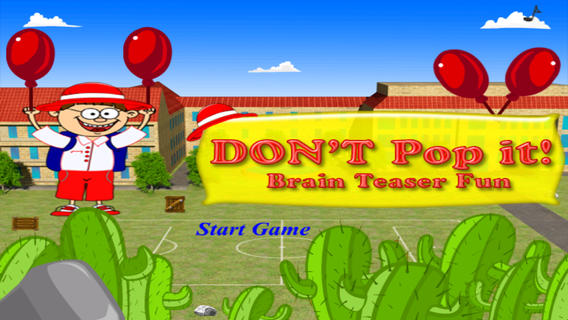 DON’T Pop it Brain Teaser Fun