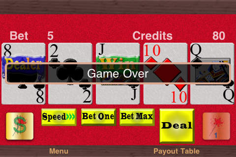 TouchPlay Deuces Wild Video Poker screenshot 3