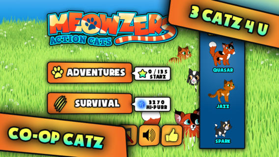 【免費遊戲App】Meowzers Action Cats-APP點子