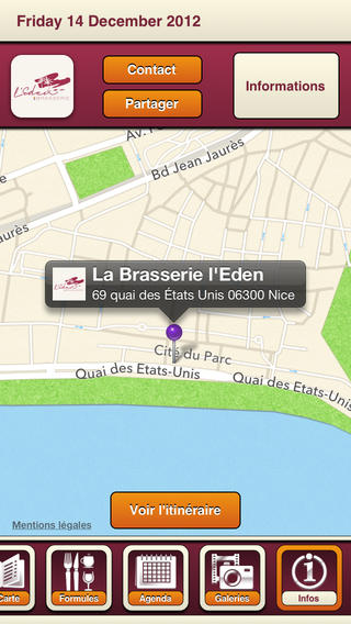 【免費生活App】Brasserie l'Eden-APP點子