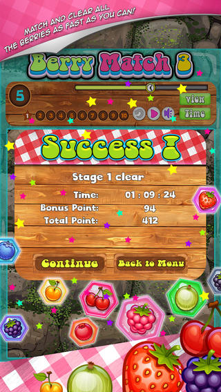 免費下載遊戲APP|Berry Match Three FREE - A fun, yummy fruit switch-ing puzzle game! app開箱文|APP開箱王