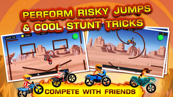 Top Bike Free -- awesome hill challenge stunt bike racing game by top hot app