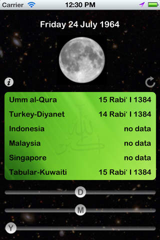 Hijri Calendar Check ● Islamic Date Converter ● Moon Phases screenshot 2
