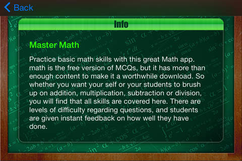High School Math Adaptive MCQs Exam Free screenshot 4