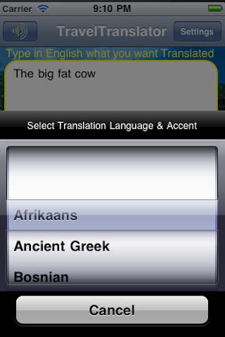 TravelTranslator screenshot 3
