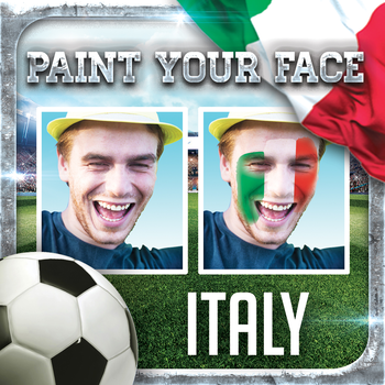 Soccer-Fan Face Italy LOGO-APP點子