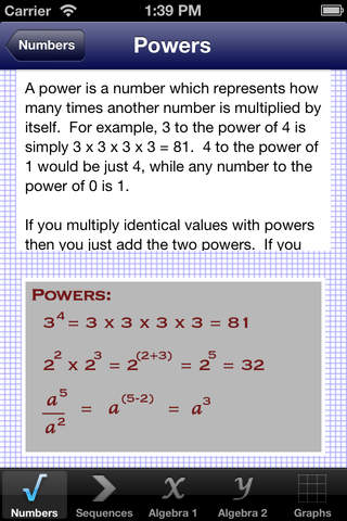 Revise Mathematics Algebra screenshot 3